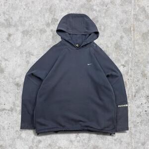 2000's Nike Panelled Sleeve Hit Lightweight Hoodie